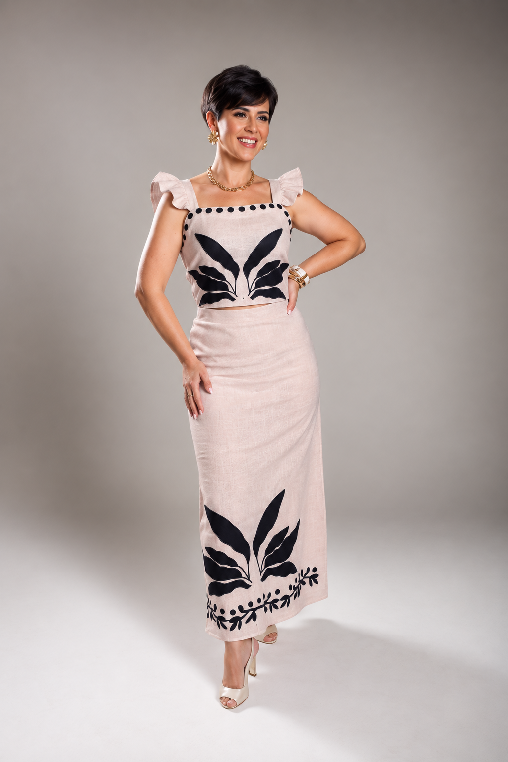 Conjunto Tropicali rosa