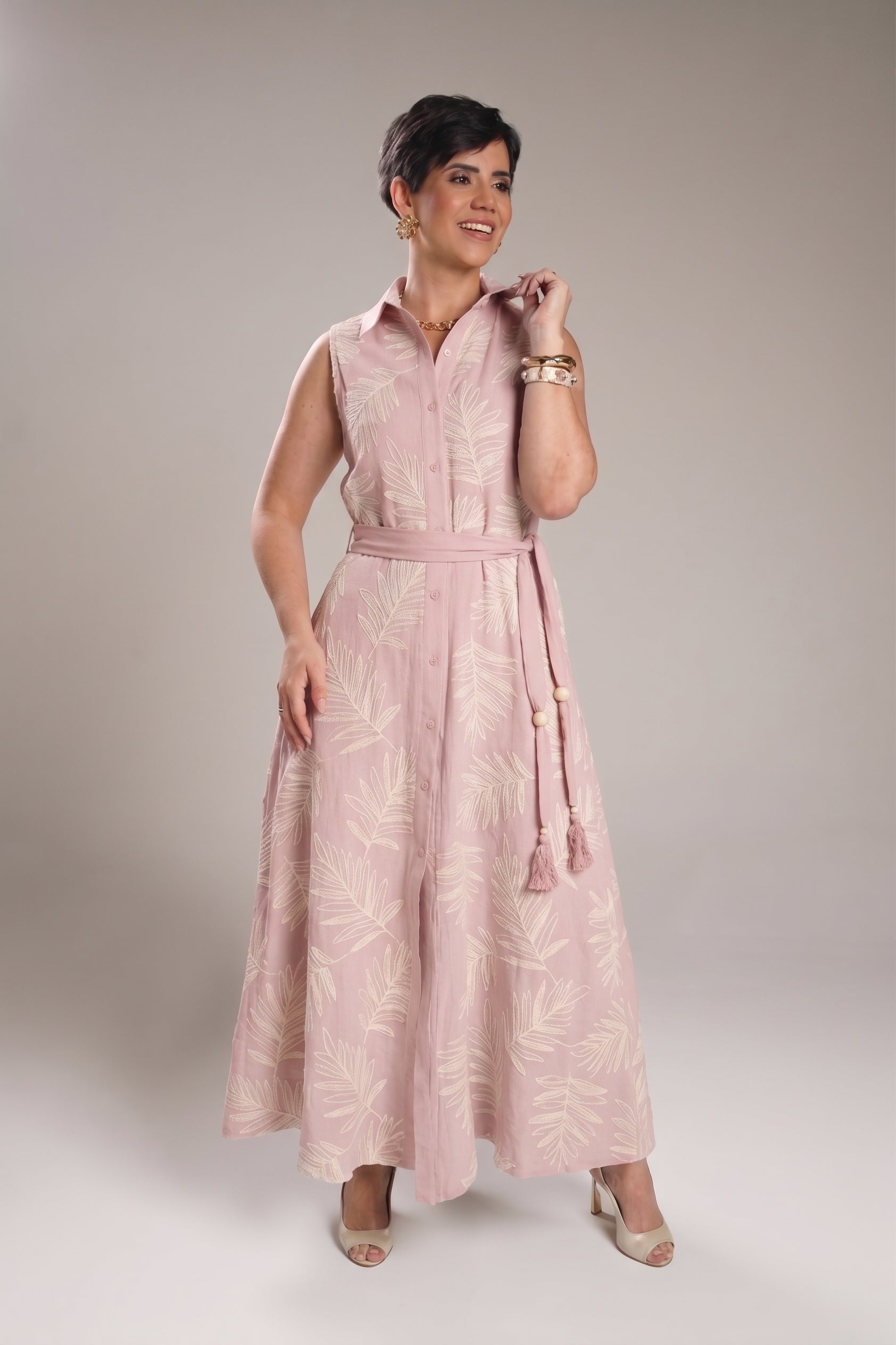 Vestido Trancoso rosa
